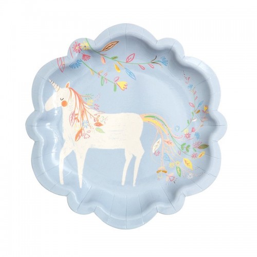 Pratos Unicórnio Princesas